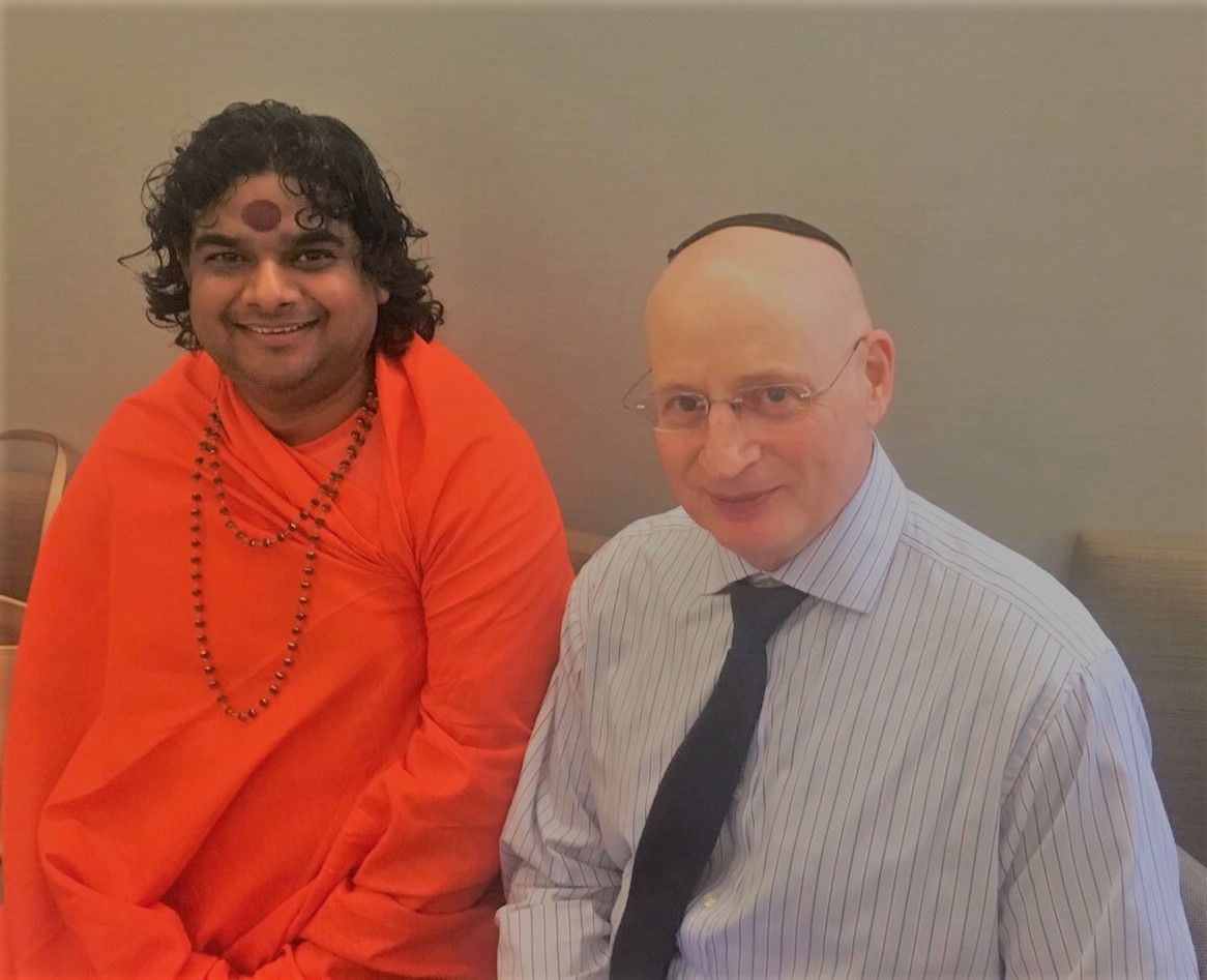 Swami Keshvananda Ji & Mr. Steven Derby, New York, USA, 2017